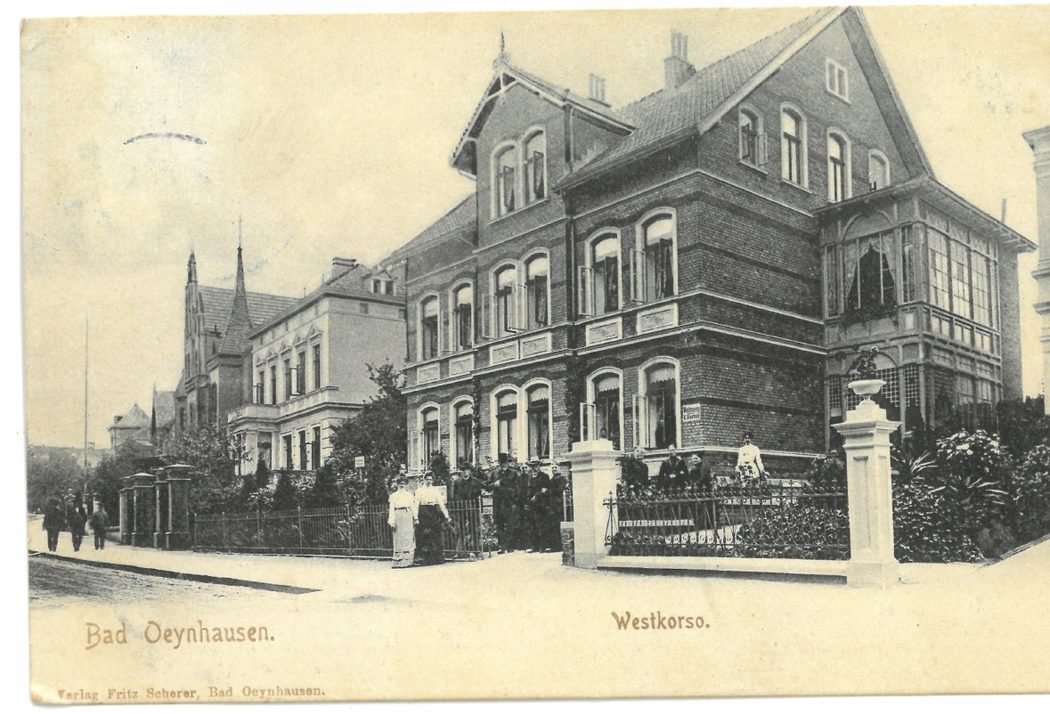 Historische Ansichtskarte Bad Oeynhausen, Westkorso